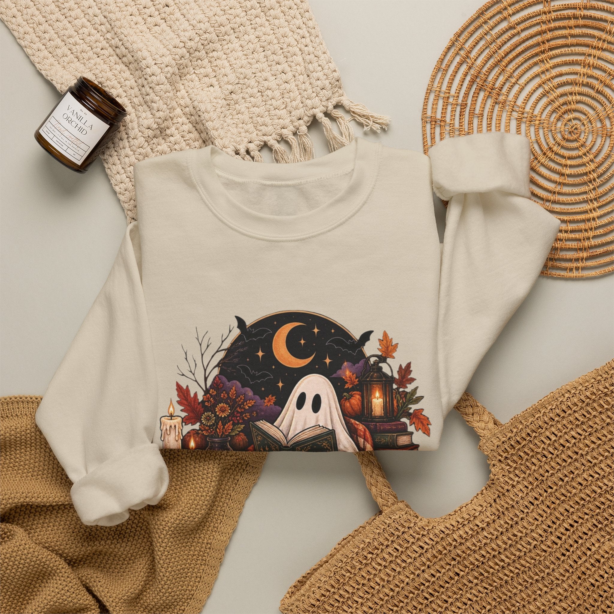 Ghost Reading Sweatshirt